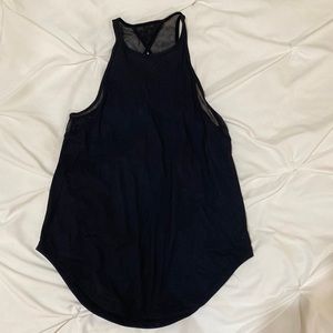 Black Lululemon tank top mesh